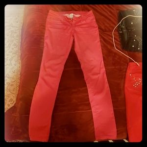 Hot pink pants